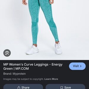 Myprotein Women's Curve Leggings - Energy Green